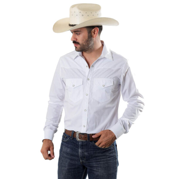 Camisa Vaquera Básica Blanca R01