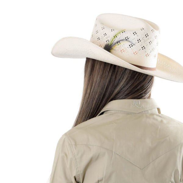 Camisa Vaquera Básica Beige R01 - Imagen 2