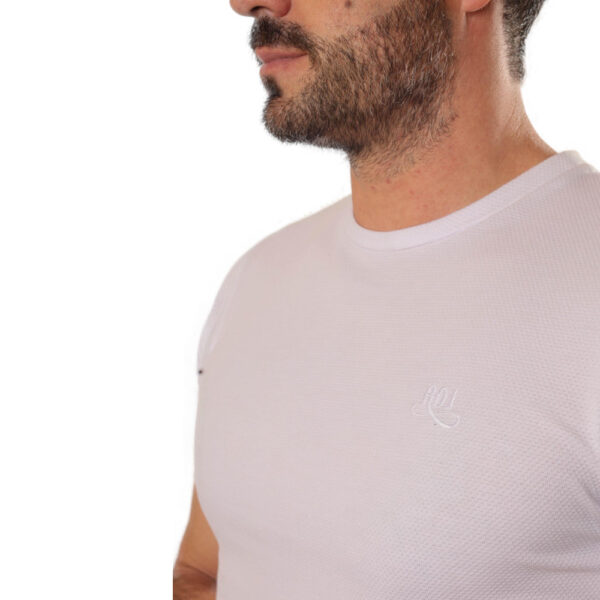 Playera Básica Blanca R01 - Imagen 3