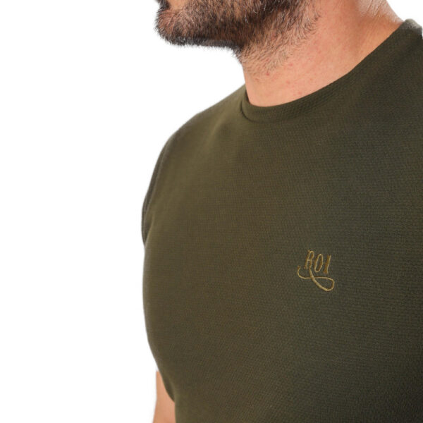 Playera Básica Olivo R01 - Imagen 4