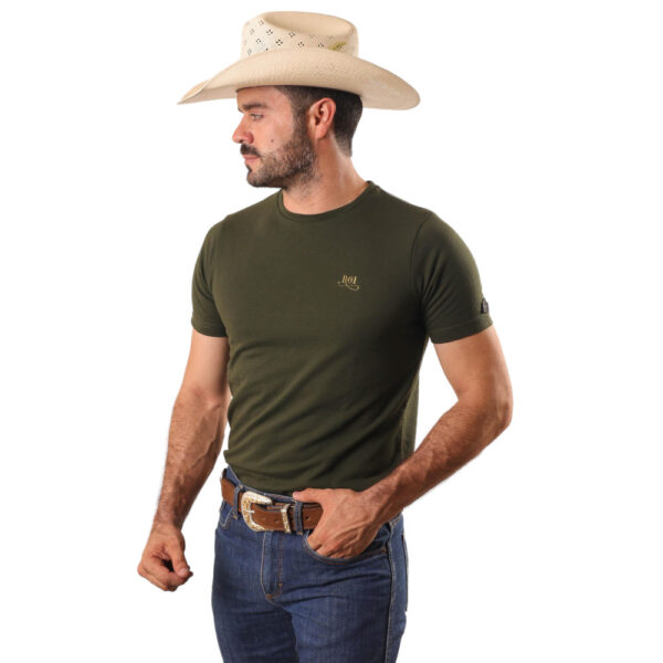 Playera Básica Olivo R01