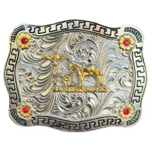 Hebilla Caballo/Cruz Gris