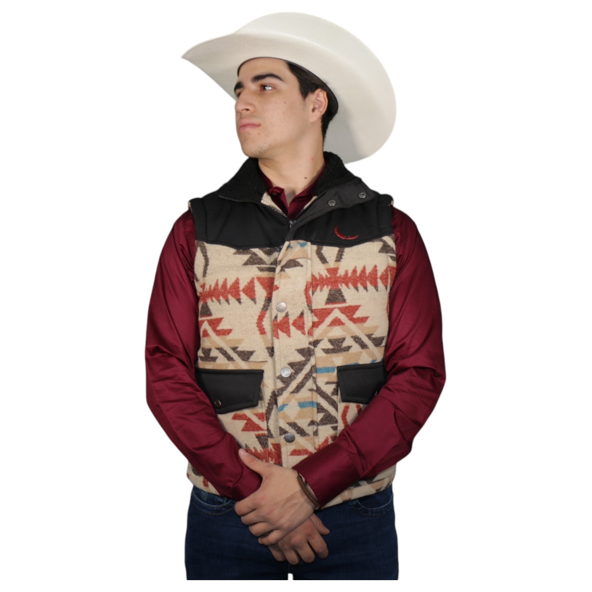 Chaleco McAllen Negro/Beige