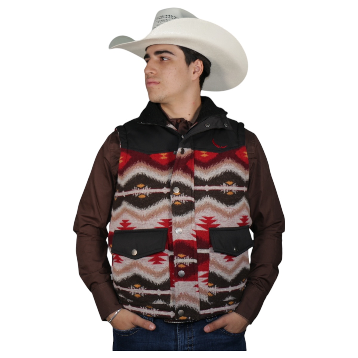 Chaleco McAllen Negro/Rojo