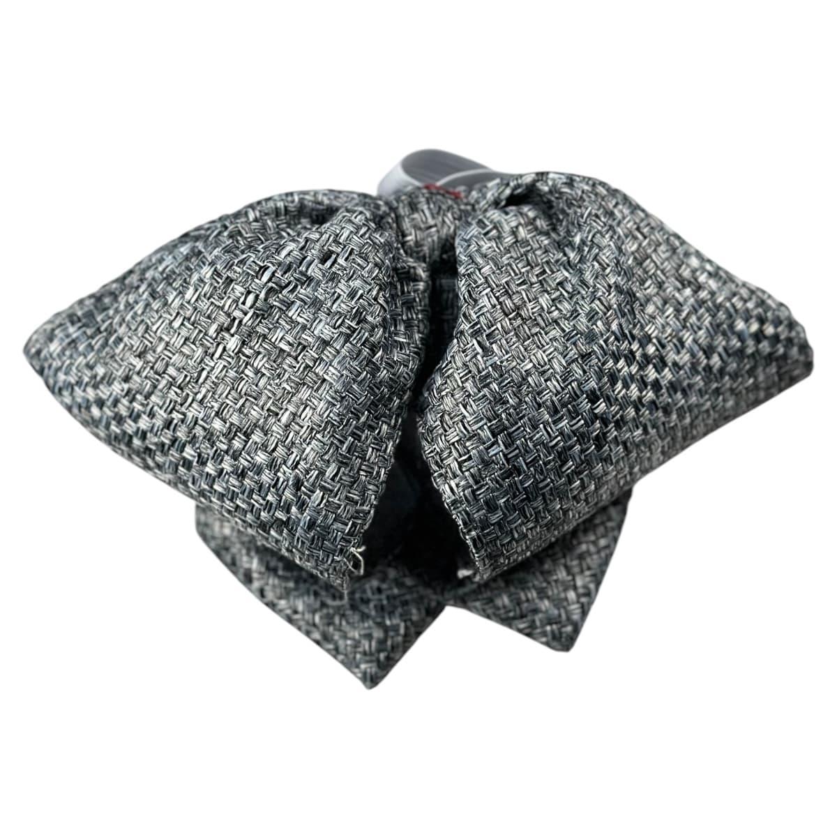 Moño/Corbatín Charro Gris Entretejido