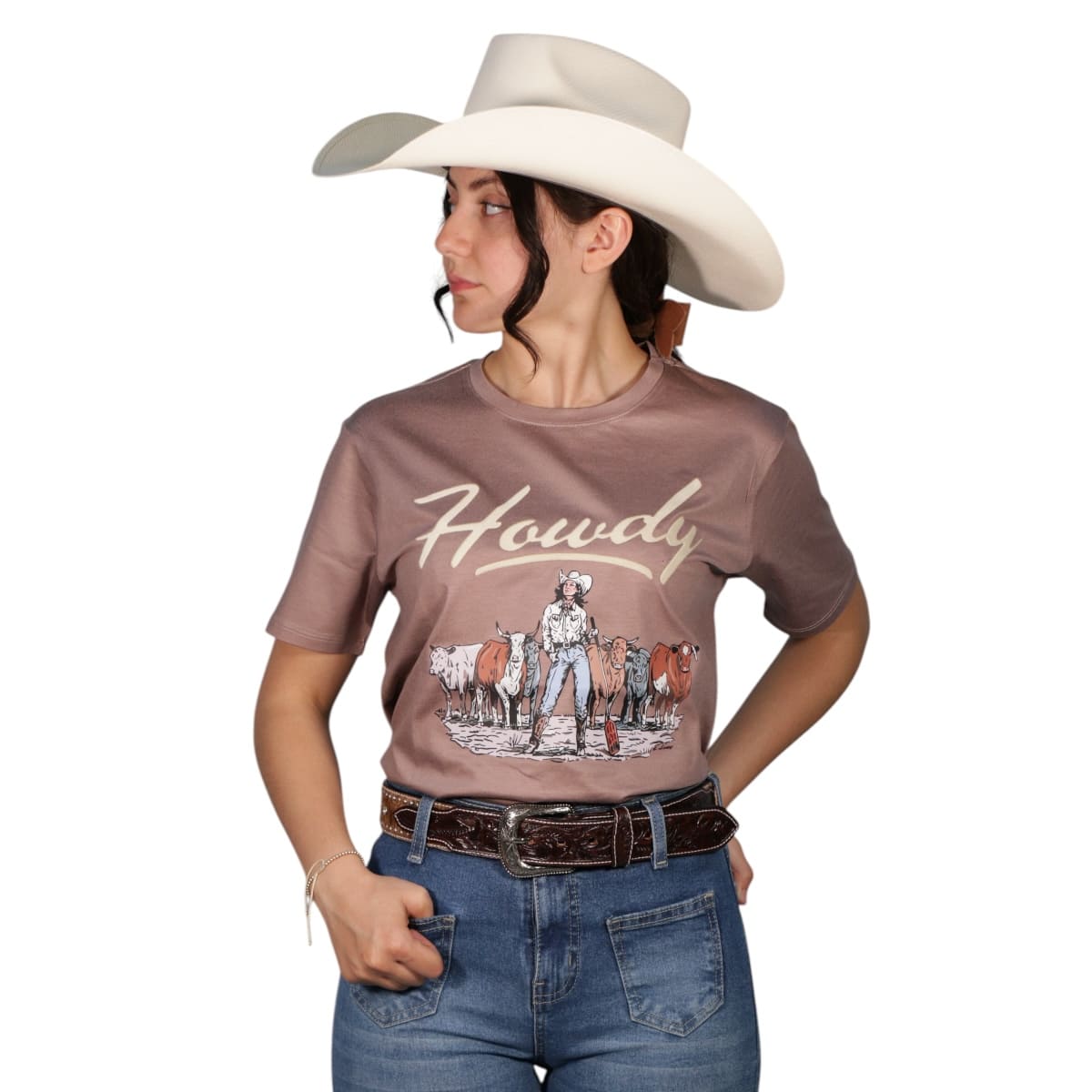 Playera Howdy Café