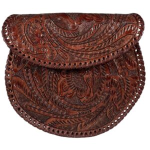 Bolso Circular Cincelado Mediano