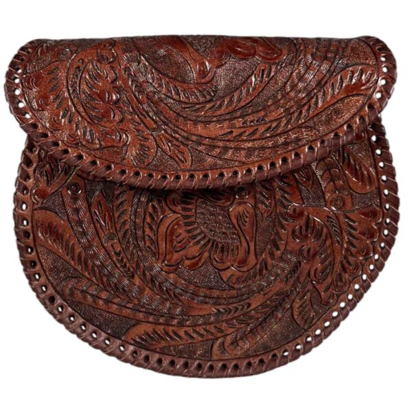 Bolso Circular Cincelado Mediano