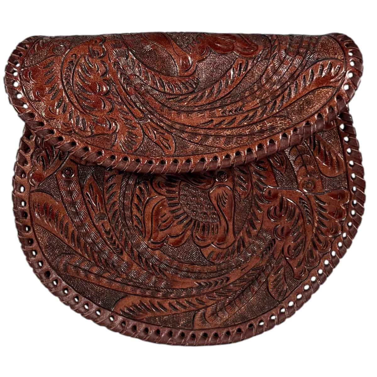 Bolso Circular Cincelado Mediano