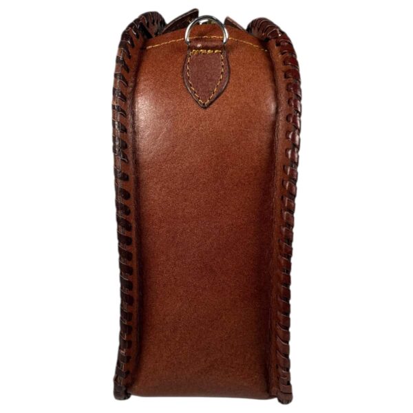 Bolso Corazón Cincelado Mediano Café