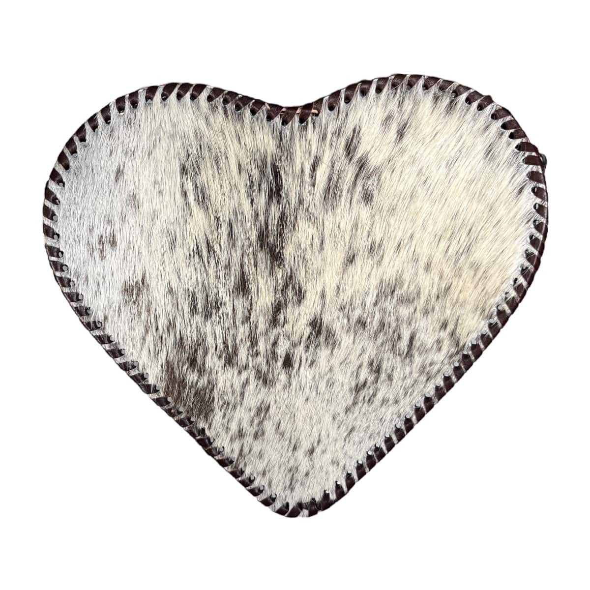 Bolso Corazón Pelo Mediano Marrón