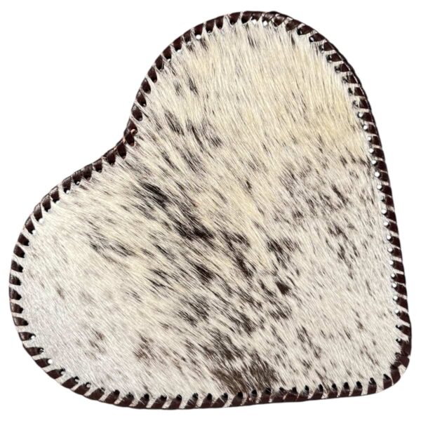 Bolso Corazón Pelo Mediano Marrón