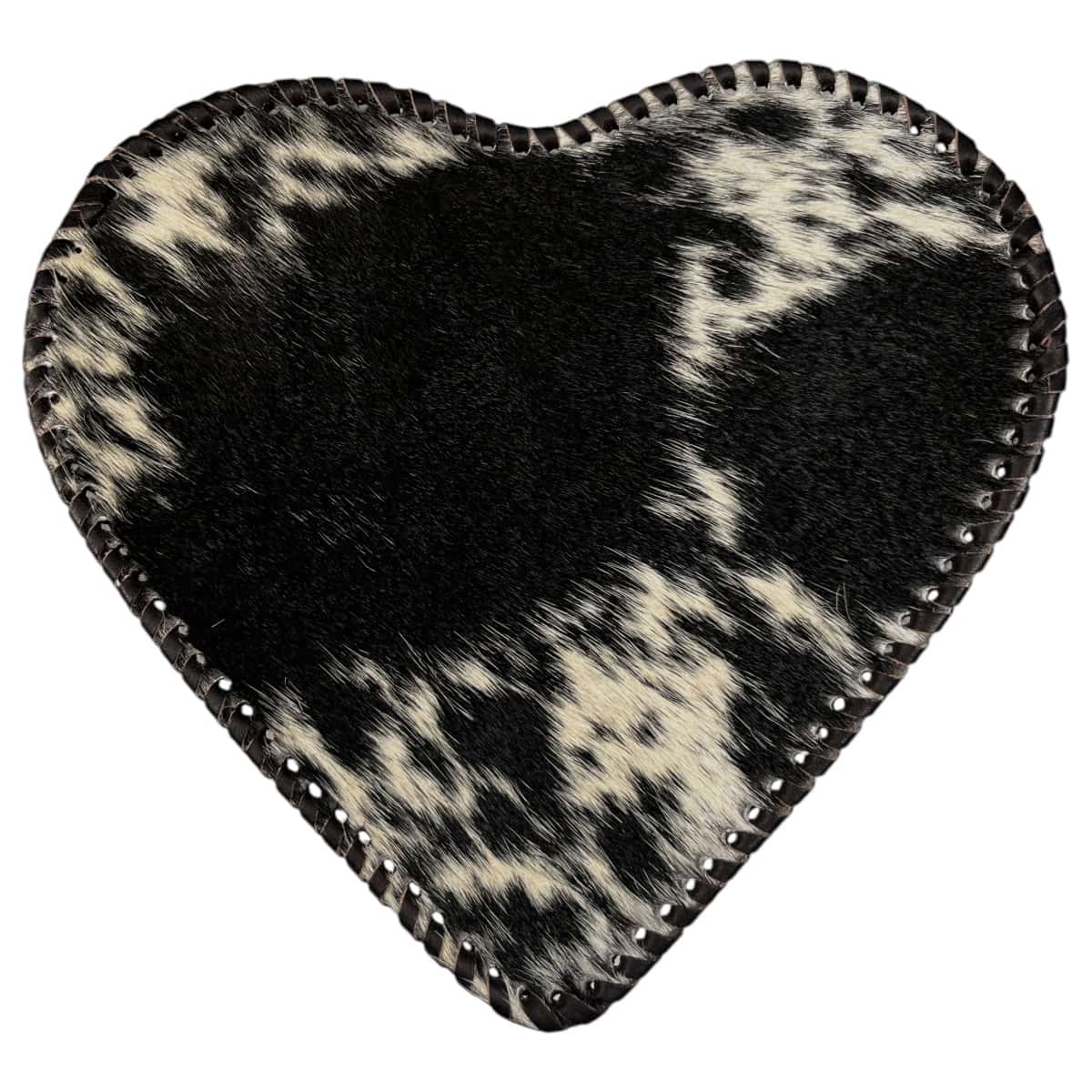 Bolso Corazón Pelo Mediano Negro