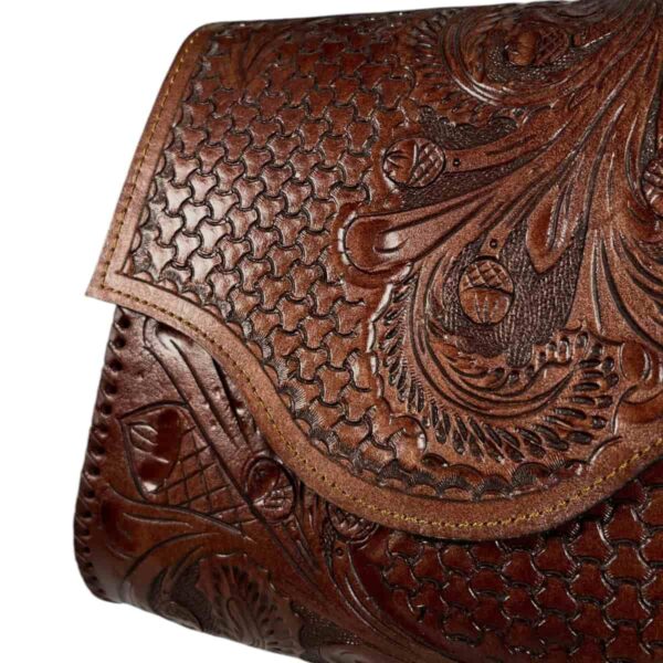 Bolso Cincelada Grande Marrón