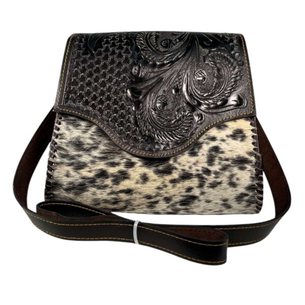 Bolso Cuadrada Pelo y cincelado Grande