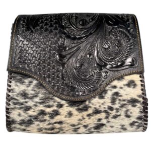 Bolso Cuadrada Pelo y cincelado Grande