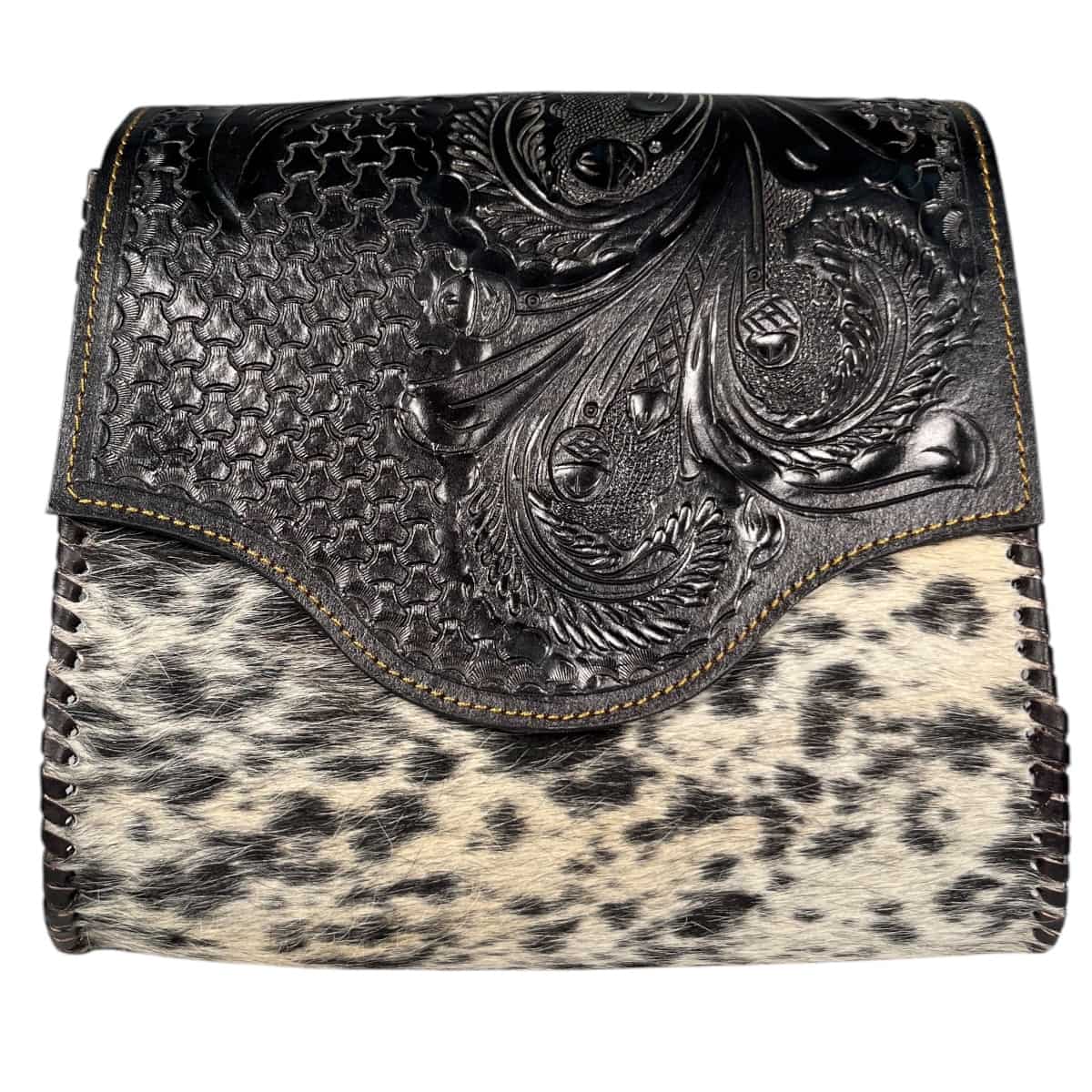 Bolso Cuadrada Pelo y cincelado Grande