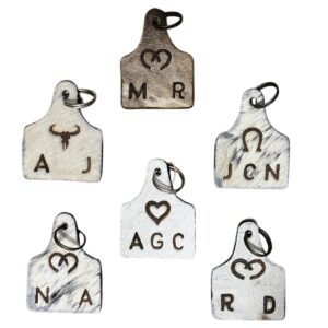 Llavero de piel personalizado herrado