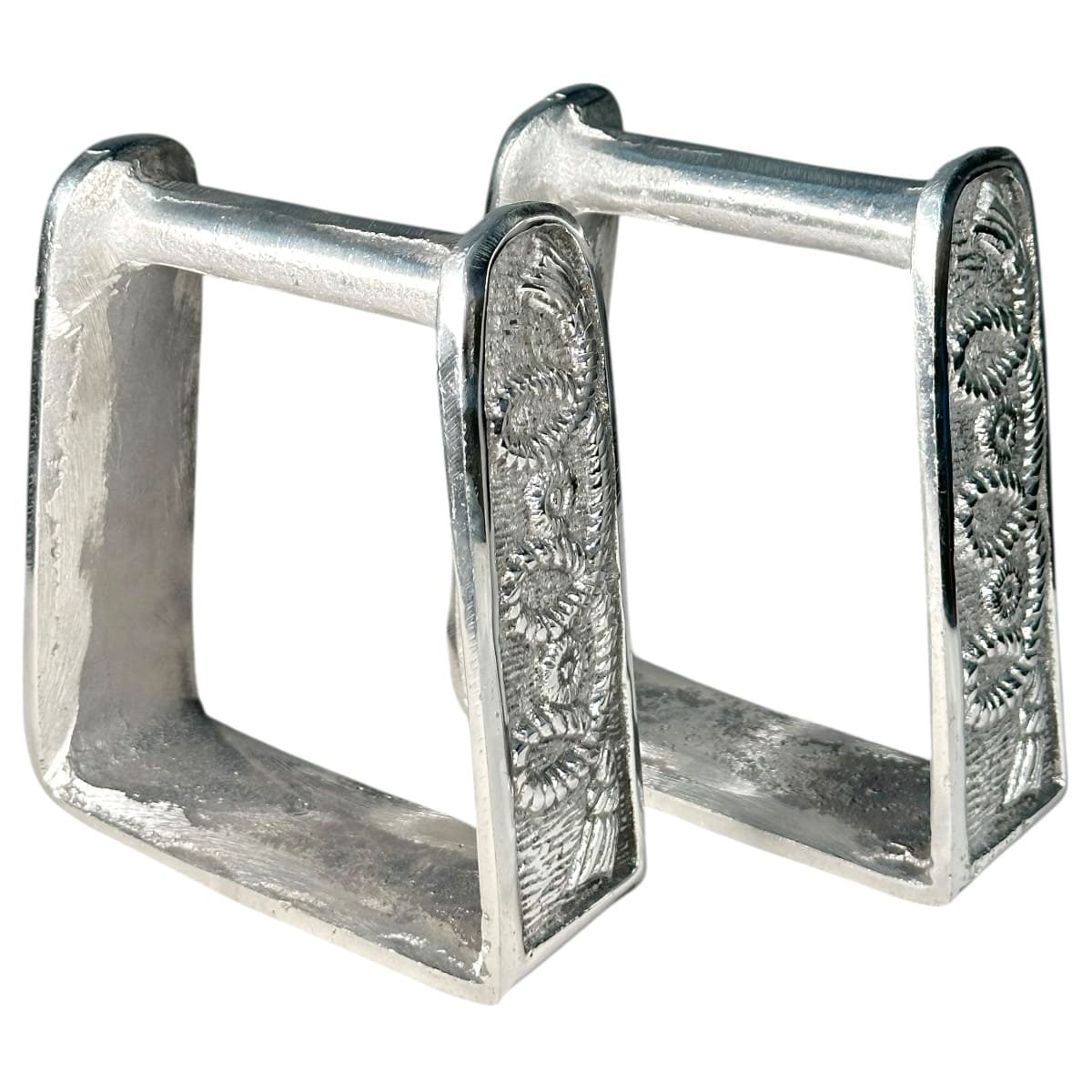 Estribo Charro con Diseños de Soga