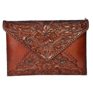 Bolso Cincelada Grande Marrón