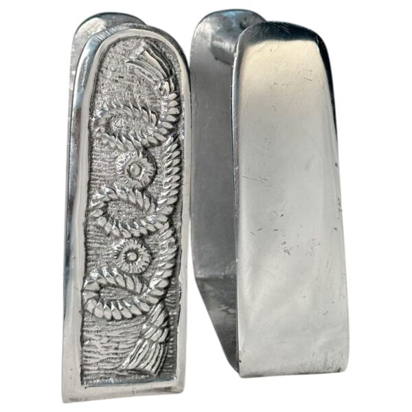 Estribo Charro con Diseños de Soga