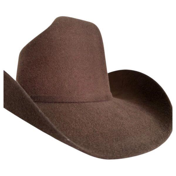 Texana Estilo Patrón Café Oscuro