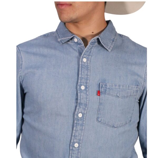 Camisa Levis Mezclilla Manga Larga