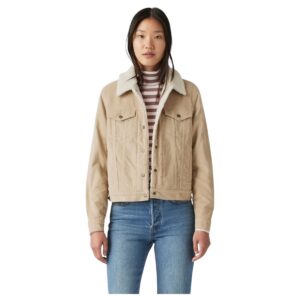 Levis Sherpa Dama Pana Beige