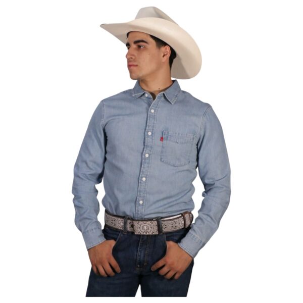 Camisa Levis Mezclilla Manga Larga
