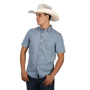 Camisa Levis Mezclilla Manga Corta