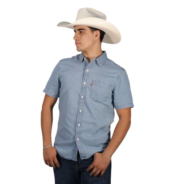 Camisa Levis Mezclilla Manga Corta