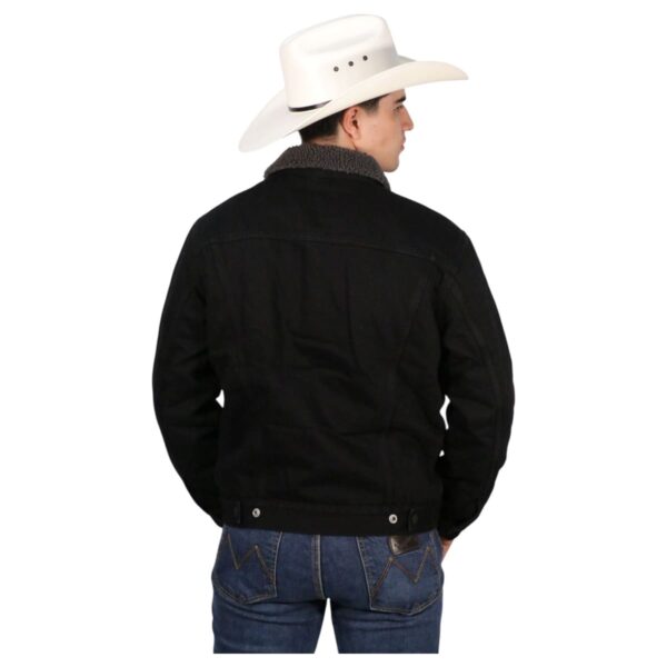 Chamarra Levis Trucker Negra Caballero