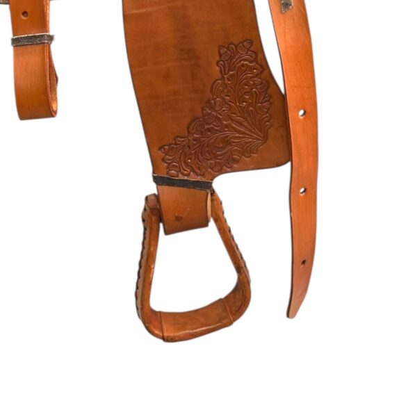 Montura texana naranja
