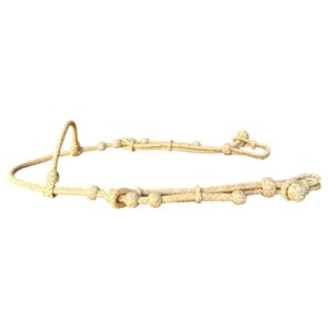 Cabezada de cuero crudo