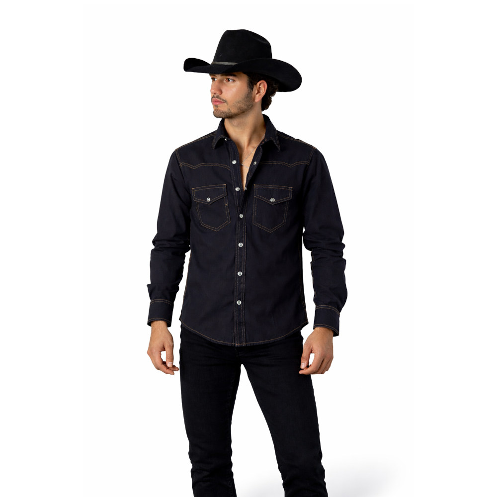 Camisa Mezclilla Marino R01