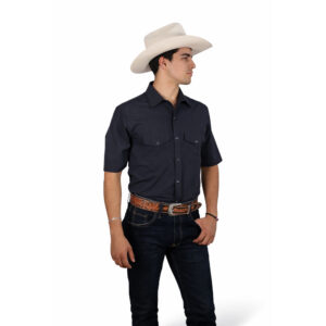 Camisa Marino Manga Corta R01