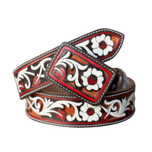 Cinto cincelado troquelado - flores
