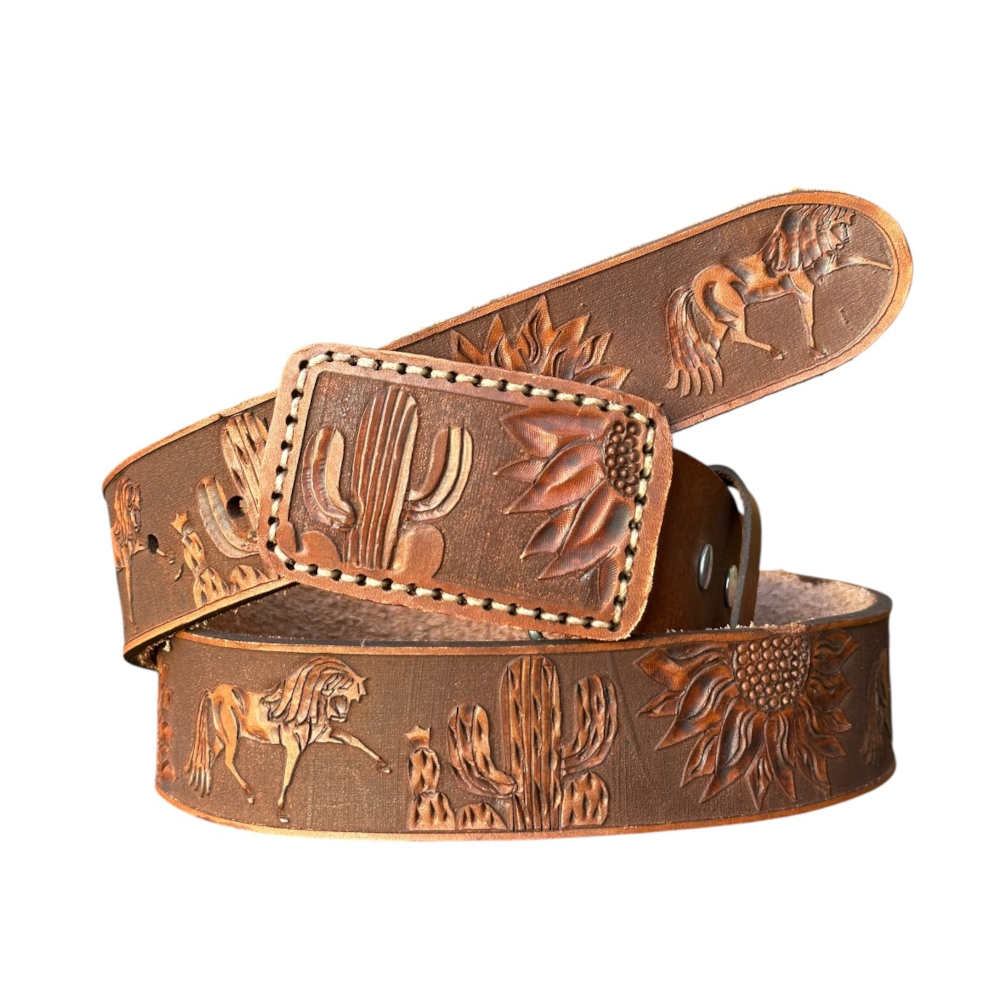 Cinturón Cincelado Cactus