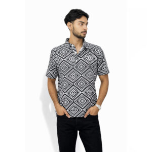 Playera Lost Calf Blanco/Negro