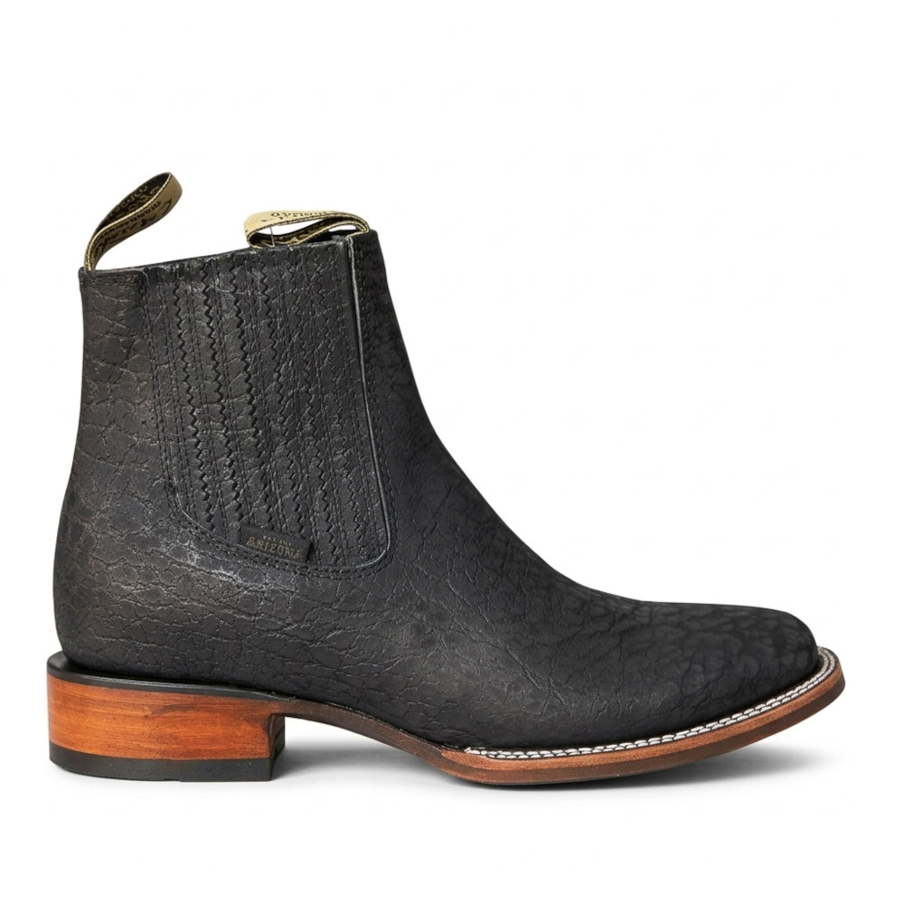 Botín Arizona Grabado Cuello de Toro