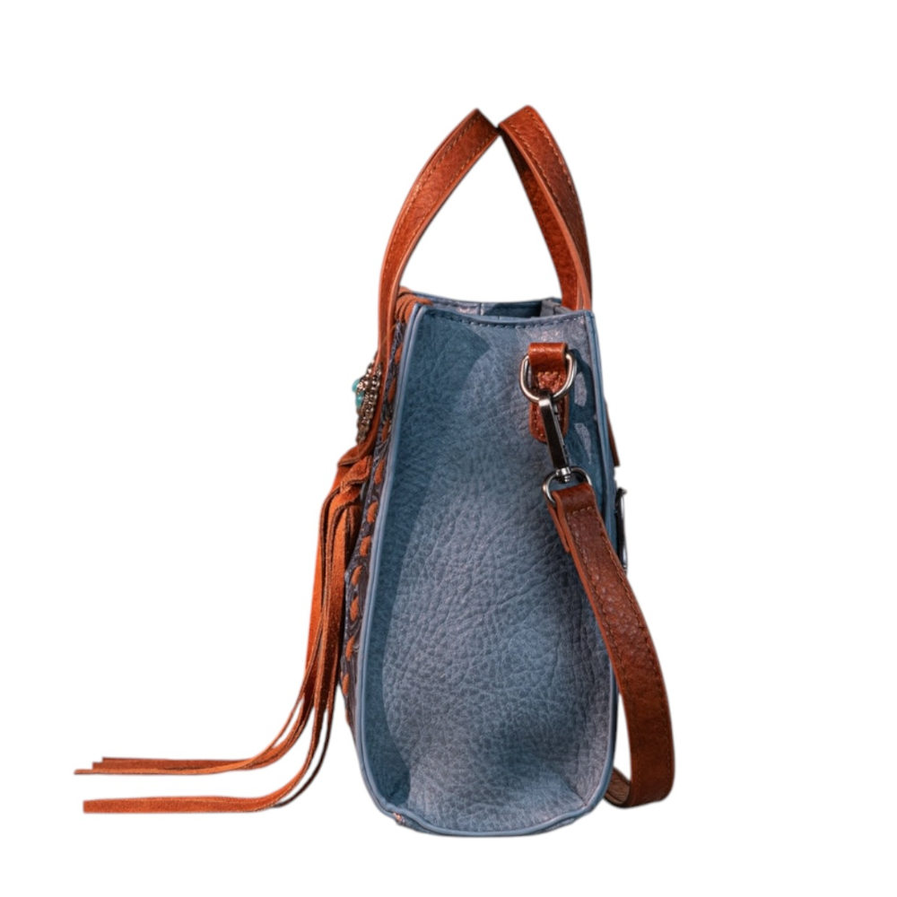 Mini Bolso Vaquero / Bandolera Trinity Ranch Azul