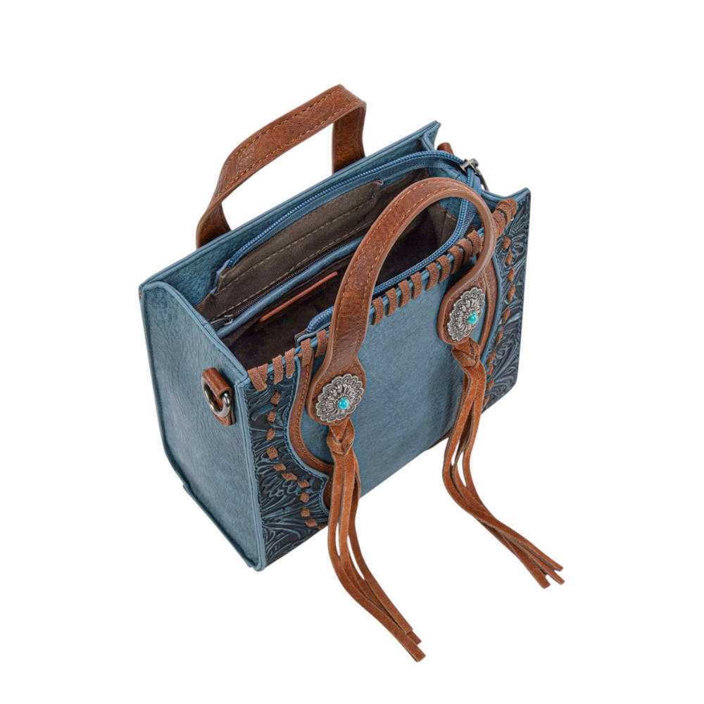 Mini Bolso Vaquero / Bandolera Trinity Ranch Azul