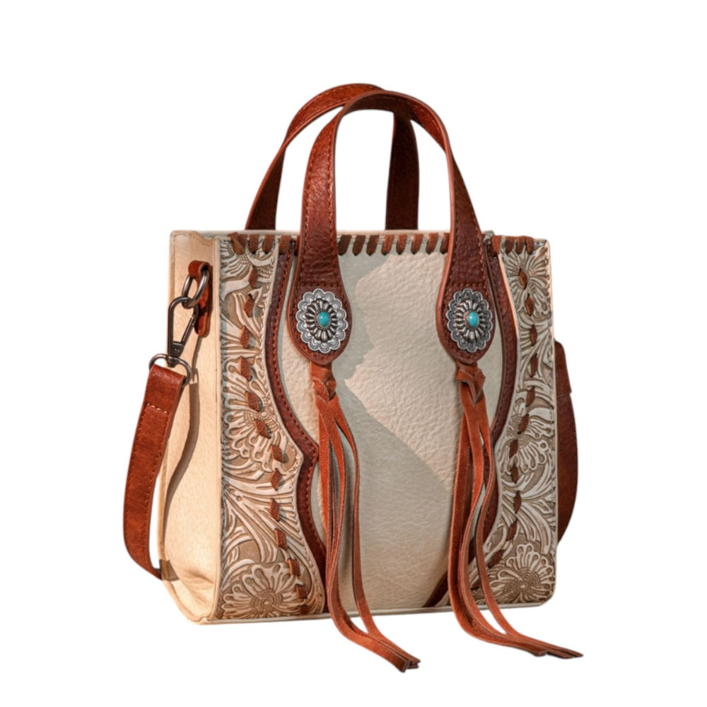 Mini Bolso Vaquero / Bandolera Trinity Ranch Beige