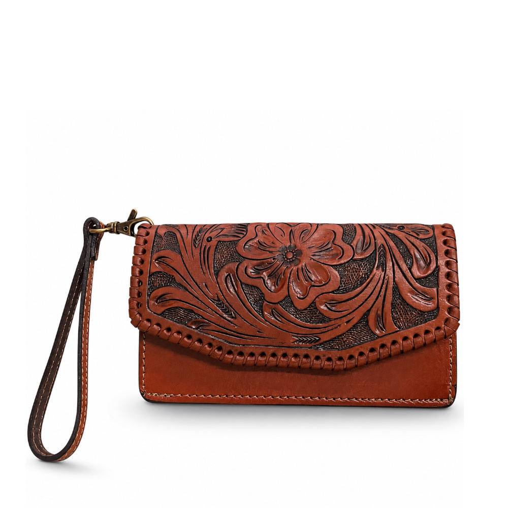 Cartera/Billetera Vaquera Cincelada