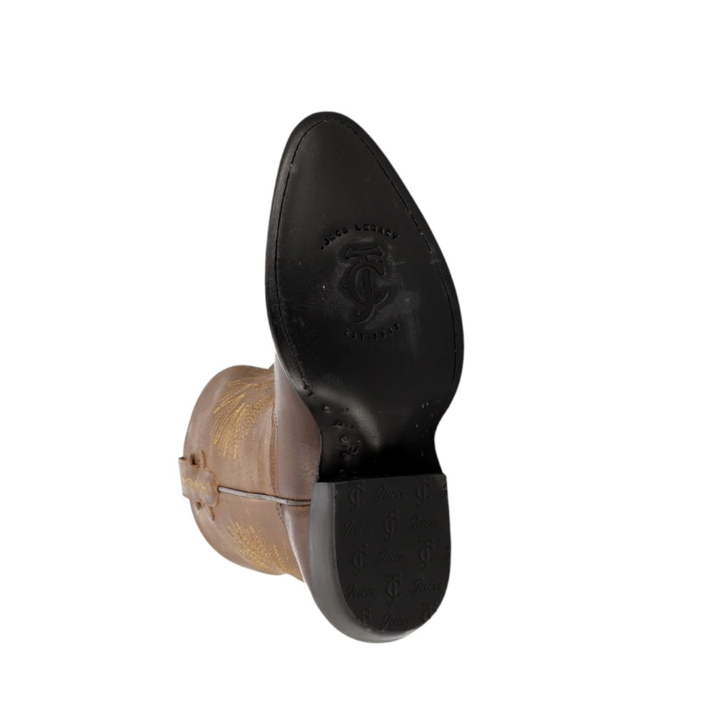 Bota Vaquera Jaca Solei Oval - Tan