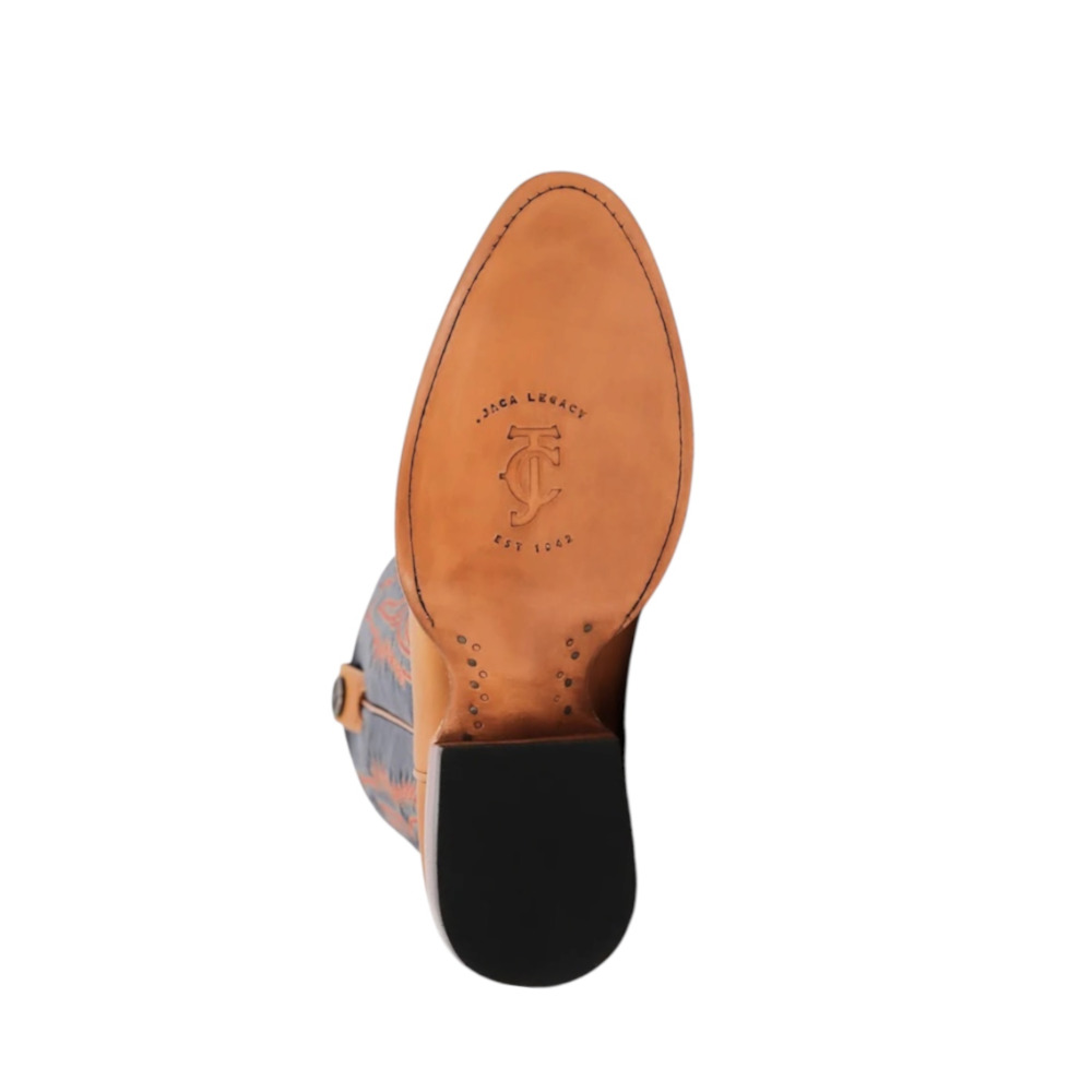 Bota Vaquera Jaca Azteca Sierra Oval - Crazy