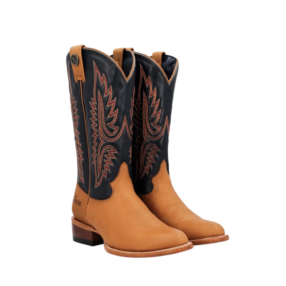 Bota Vaquera Jaca Azteca Sierra Oval - Crazy