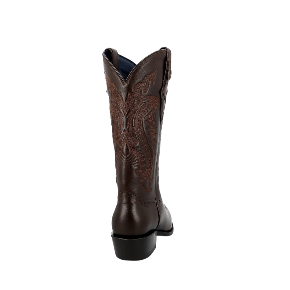 Bota Vaquera Jaca Azteca Venado Americano - Café